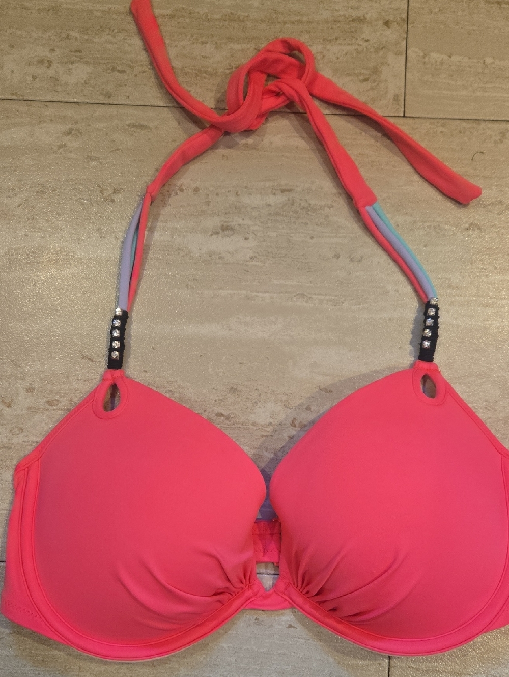 Victoria's Secret Pink Ultra Push-Up Halter Bikini Top